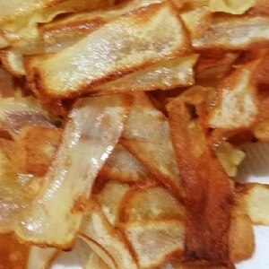 油を使わない！レンジでポテトチップス